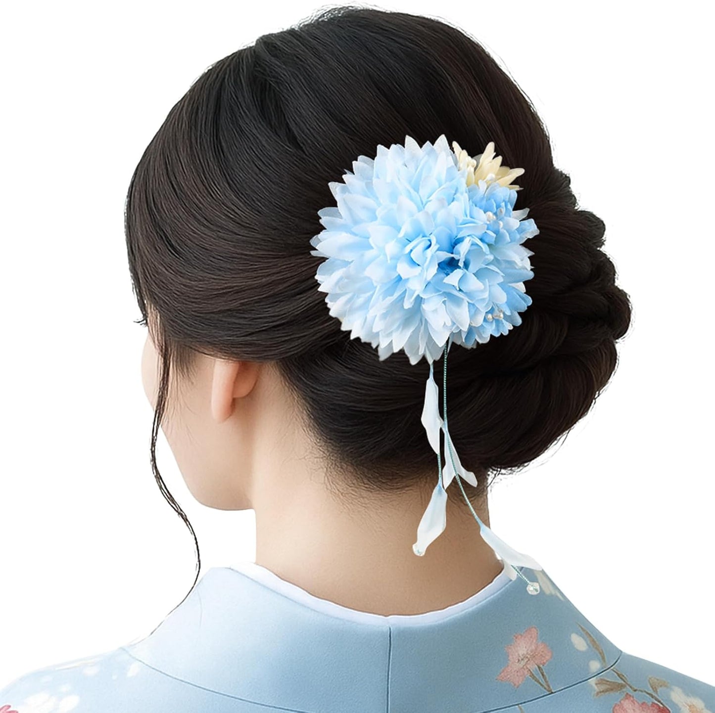 OTAKUMARKET Yukata Hair Ornament, Children, Flowers, Summer Festival, Fireworks Display, Kimono, Accessories, Phalaenopsis Orchid, Coming of Age Ceremony, Graduation Ceremony, Shichi-Go-San Kimono