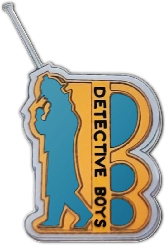 Cosplay Badge Detective Badge Boy Detective Communicator Anime Alloy Brooch Play Costume Cosplay Props Accessories Gift Boys Girls Kids Unisex