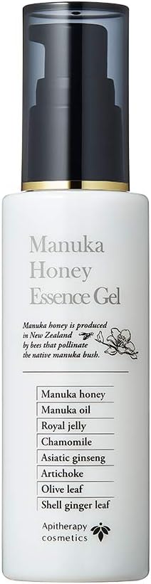 Yamada Apiary Manuka Honey Essence Gel, 2.8 oz (80 g) All-in-One Gel, All-in-One Lotion, Serum, Skin Care, Moisturizing, Additive-Free, Manuka Honey