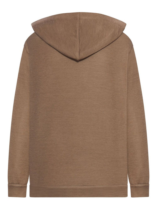 Brunello Cucinelli Cotton And Silk Blend Phoodie - Image 1