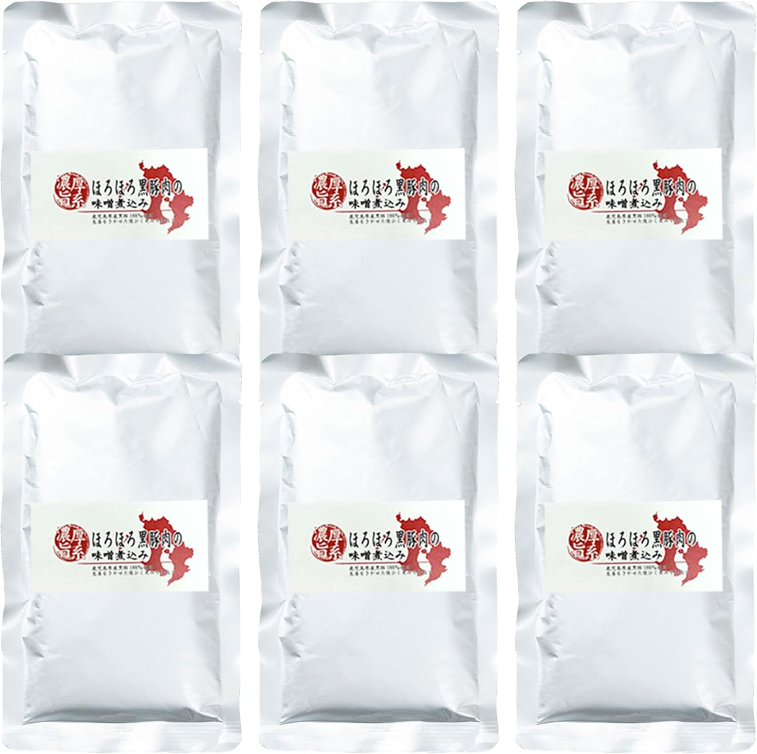 Kagoshima Prefecture Black Pork Stewed in Sorohoro Miso, 6 Bags, Souvenirs, Kagoshima, Kagoshima Prefecture, Cheer, Retort, Black Pork, Translation, Stock Disposal, Food, Kagoshima Souvenir, Food
