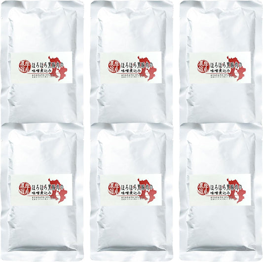 Kagoshima Prefecture Black Pork Stewed in Sorohoro Miso, 6 Bags, Souvenirs, Kagoshima, Kagoshima Prefecture, Cheer, Retort, Black Pork, Translation, Stock Disposal, Food, Kagoshima Souvenir, Food