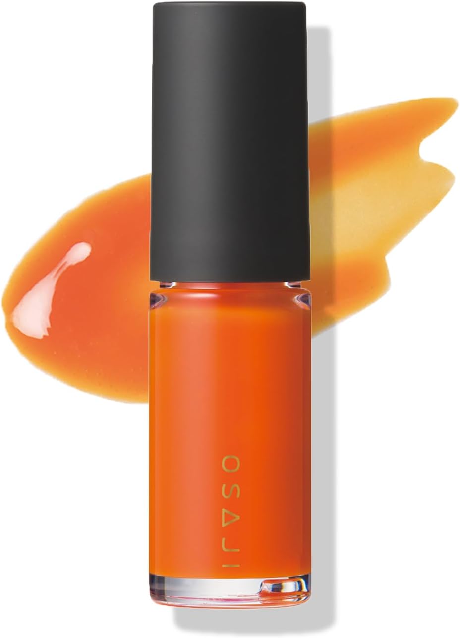 OSAJI Nuance Lip Gloss "3D Lips/Protects Against Dryness Sensitive Skin Lip Protection, Layered, Beautiful Color, Glossy, Transparency", 0.1 oz (4.7 g) / 03 Senkou