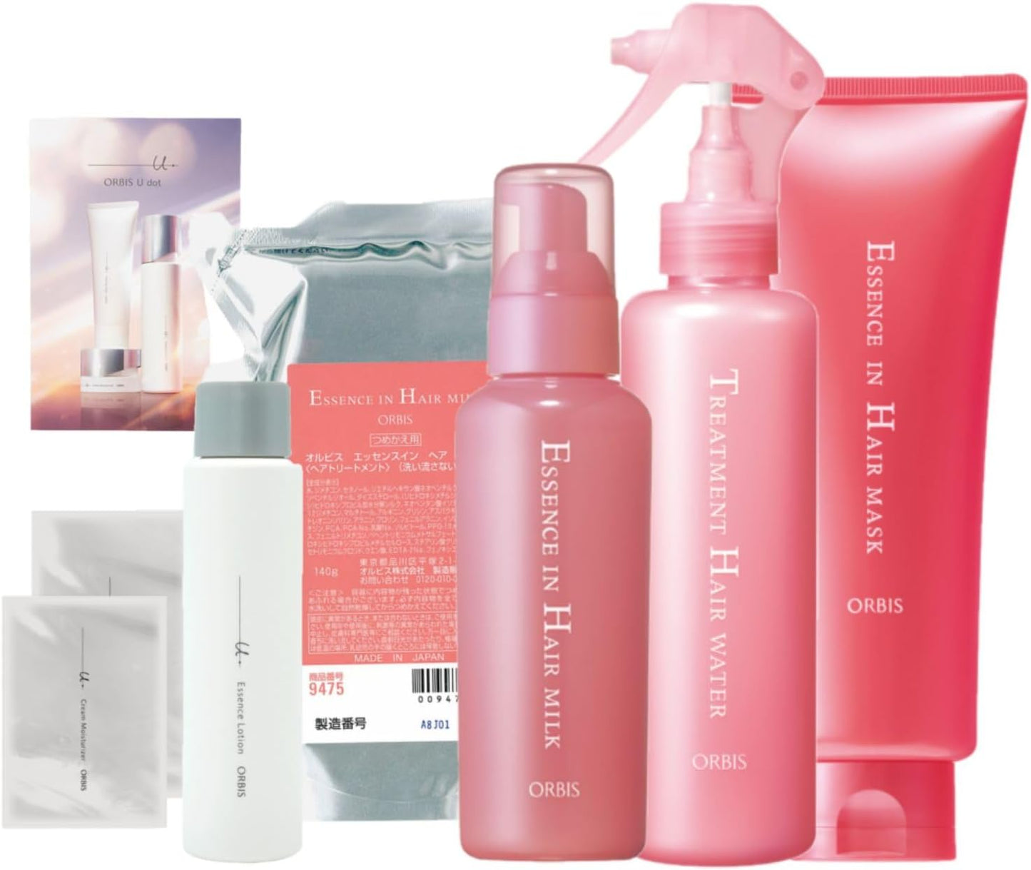 ORBIS Hair Milk Total Care & Orbis Yudot Mini Lotion Set