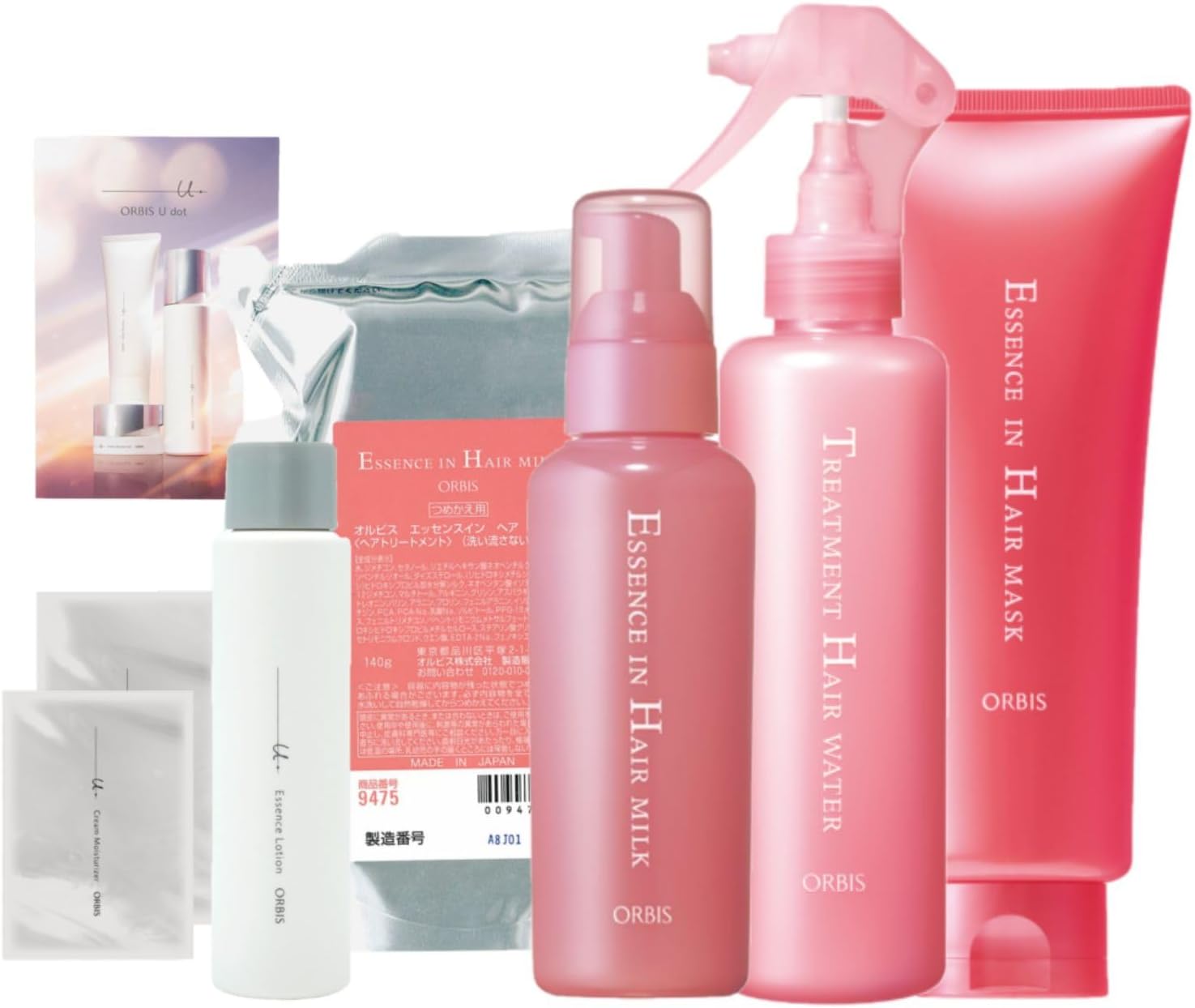 ORBIS Hair Milk Total Care & Orbis Yudot Mini Lotion Set