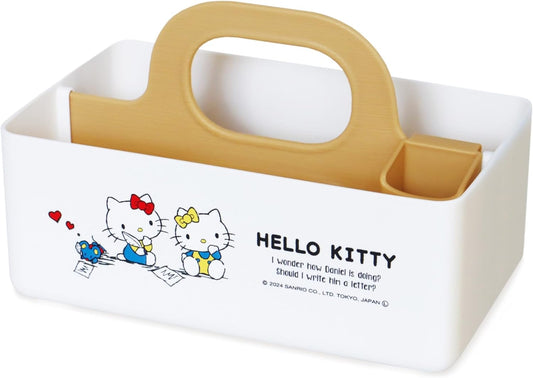 Nishiki Kasei Storage Case, Hello Kitty Mini Motte Case, Approx. Width 8.1 x Depth 4.9 x Height 5.3 inches (20.7 x 12.5 x 13.5 cm), Desktop Accessories, Storage, Made in Japan