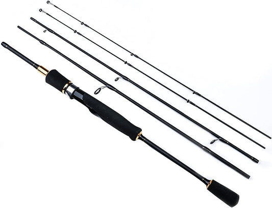 Beginner Fishing Rod 2tops Travel Rod Spinning Rod Bait Rod 1.6m/1.8m,4pcs