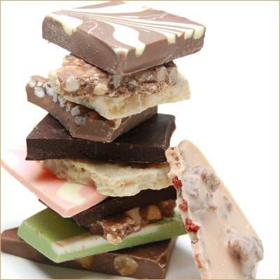 Superb Chocolate, 2.2 lbs (1 kg), Cracked Chocolate Lucky Bag