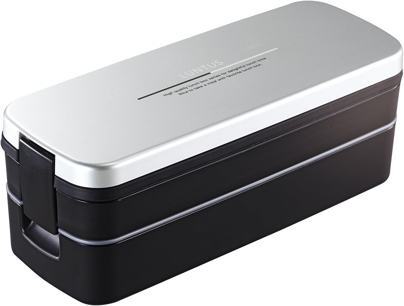 Asvel SS-T820 Lunchbox with 2-tier Back, Lantas FL, Silver