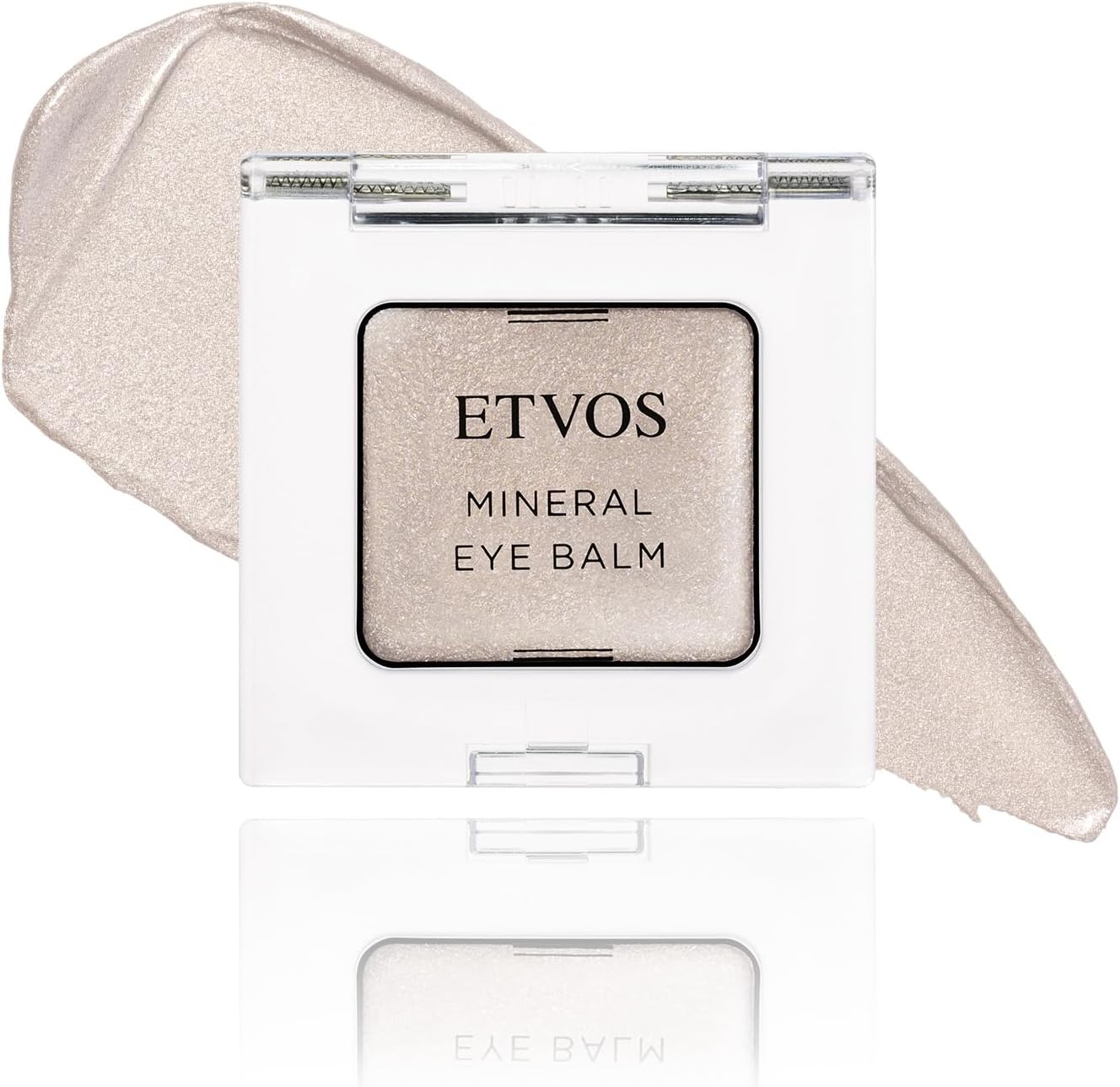 ETVOS Mineral Eye Balm #Silver Jewel, Limited Quantity (Eye Shadow, Cream Shadow, Sensitive Skin, Dull, Dry, Pearl, Glossy, Sodium Hyaluronic Acate, Multi-Cosmetic, Soap Off)