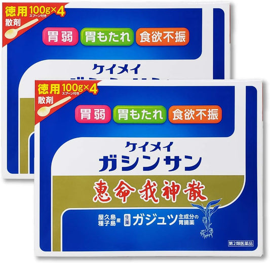 【第2類医薬品】恵命我神散 100g×4 ×2