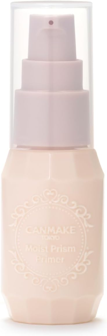 Canmake Moist Prism Primer 01 Light Beige, 0.9 oz (25 g), Makeup Base, Beauty Moisturizing Ingredient, 3D Gloss, Transparency, UV Protection