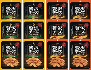 (Exclusive) Luxury Cheese Adult Snack Set (Special Cheese Flavor, 1.2 oz (35 g), Mentaiko Cheese Flavor, 1.2 oz (35 g), 6 Each 12 Pieces)