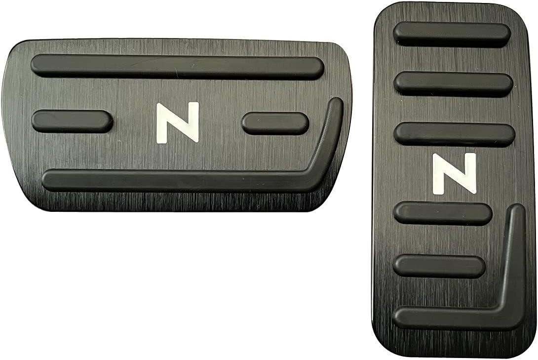 YANMW NBOX Pedal Cover, Brake Pedal, Compatible with Honda nbox n-box N-WGN N-WGN N-Wagon, NBOX Custom N-VAN Aluminum Foot Pedal, Brake Axle Cover, N-BOX JF5, JF6, Easy Installation (Black)