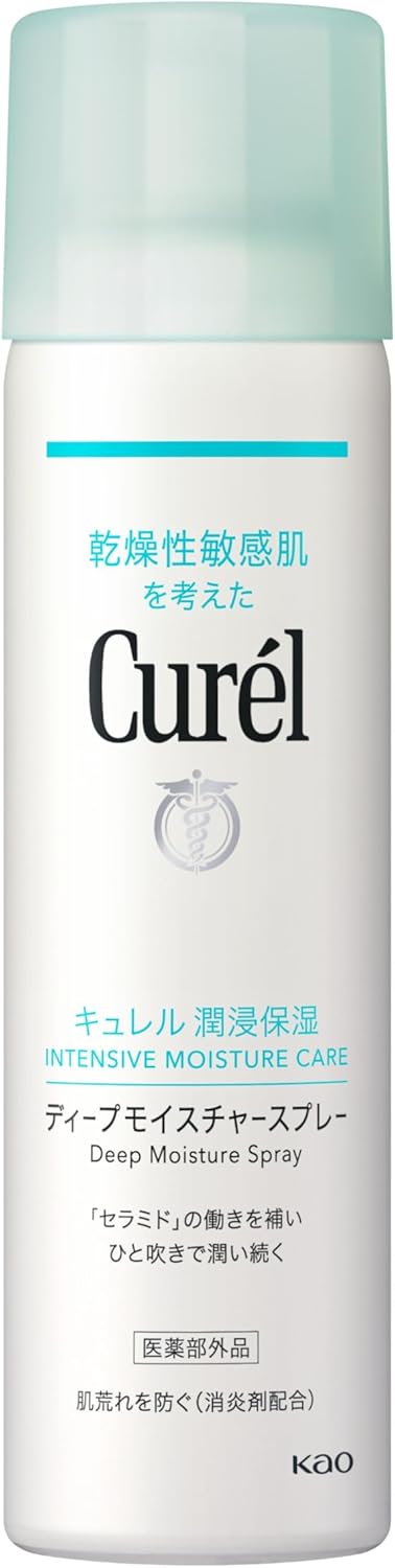 Curél Deep Moisture Spray, 5.3 oz (150 g), Quasi-Drug, Lotion, 5.3 oz (150 g) x 1