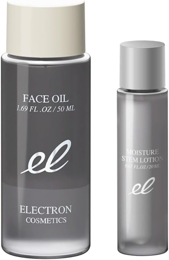 ELECTRON Face Oil (1.7 fl oz (50 ml) / 1 Rich Tightening Mask Included, Beauty Oil, Serum, Barrier Function (Moisturizing/Introduction/Skin Care), 2-Layer Lavender Relaxation