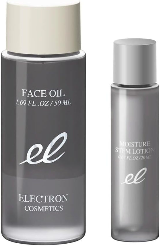 ELECTRON Face Oil (1.7 fl oz (50 ml) / 1 Rich Tightening Mask Included, Beauty Oil, Serum, Barrier Function (Moisturizing/Introduction/Skin Care), 2-Layer Lavender Relaxation
