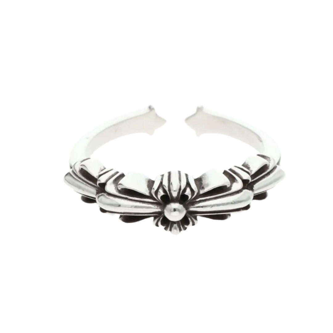 CHROME HEARTS 'MINI FLORAL' RING
