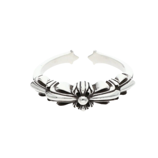 CHROME HEARTS 'MINI FLORAL' RING