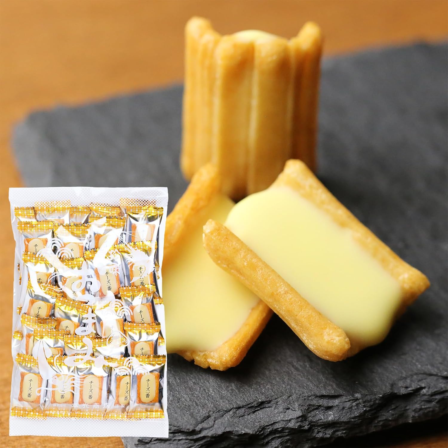 Matsufuku Cheese Ichiban Cheese Okaki, Cheese Arare, Fuku Arare, 3.9 oz (110 g)
