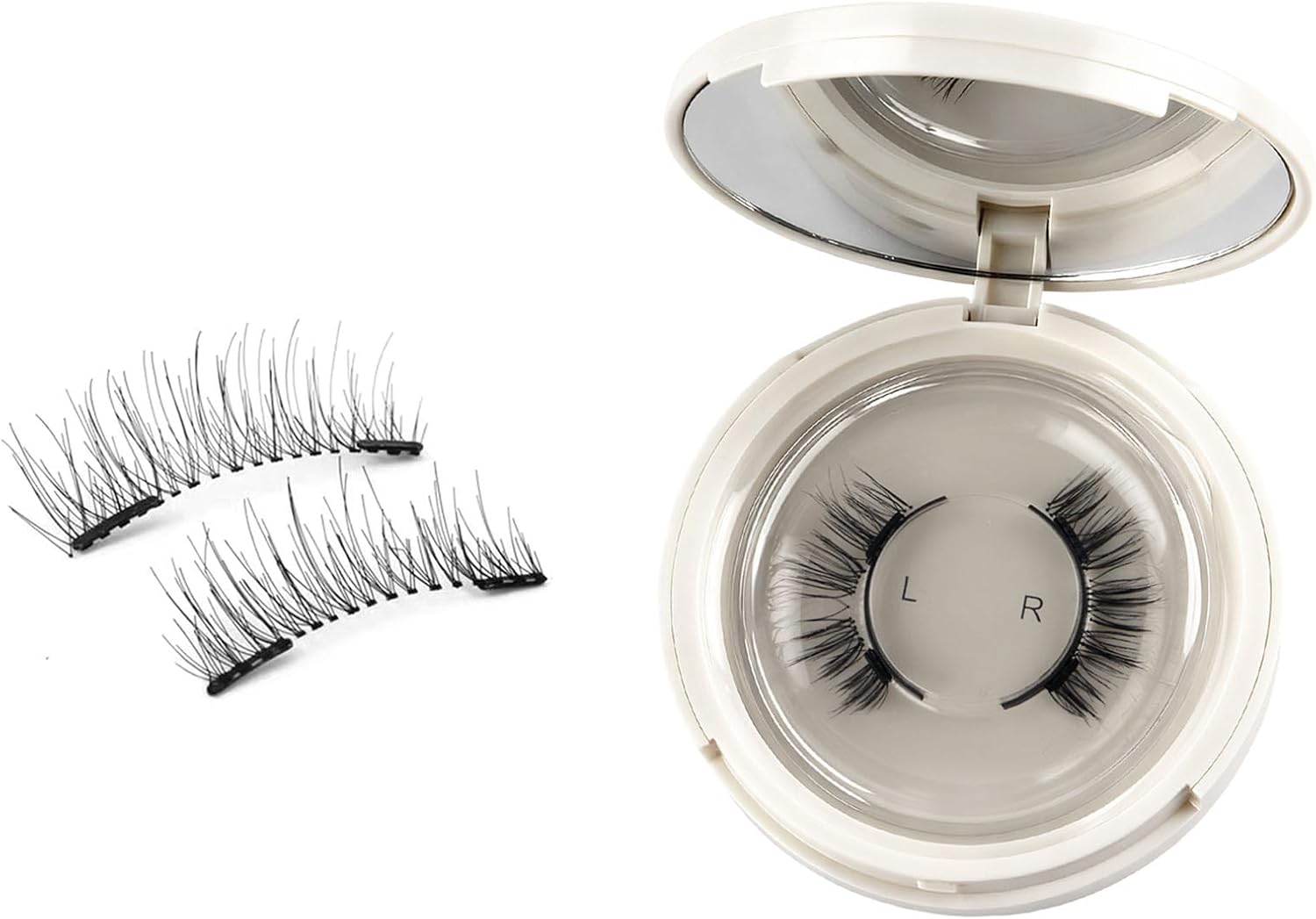 GOSO (2025 Improved Model 3.0) Adhesive Free False Eyelashes, Magnetic Eyelashes, 3D Magnetic, False Eyelashes, Fluffy, Smooth, Reusable, Natural, For Thin Makeup, DIY, False Eyelashes, Magnet, Gift