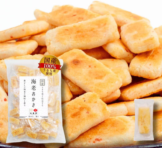 Kishundo Scavenger Japanese 4 Types, Shrimp, Sweet and Spicy, Green Curry, Individual Packaging, Large Capacity, Confectionery, Commercial Use, Assorted, Orchid, Sense, Noodle, Ara, Gift (9.5 oz (270