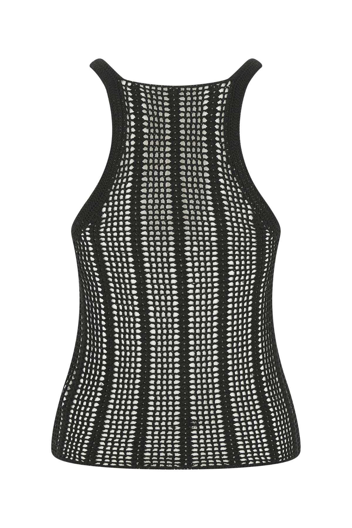 Dion Lee ディオン・リー・ブラックかぎ針編みのトップ - Image 1