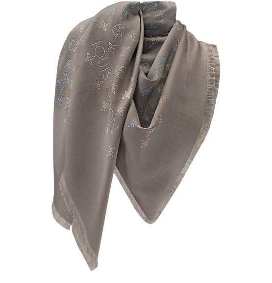 LOUIS VUITTON Flight Mode Mahina Cloudy Flowers Shawl - Image 1
