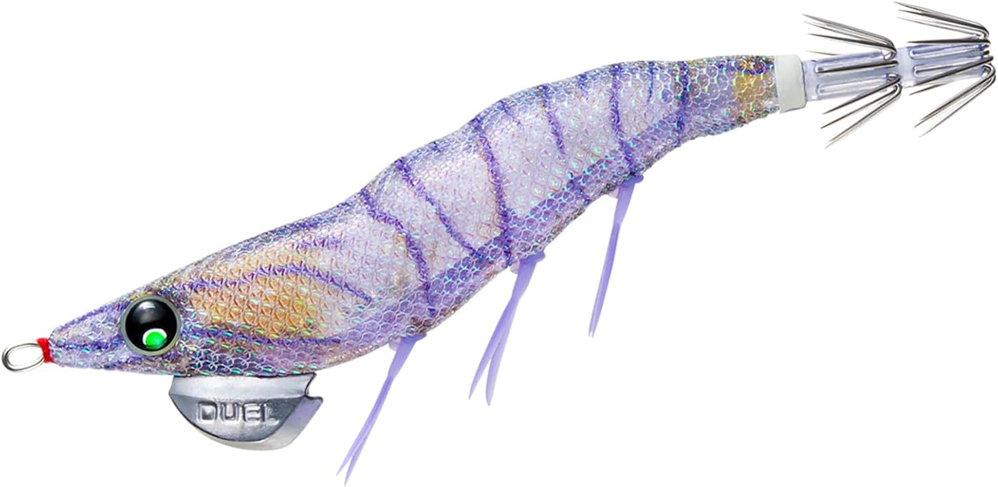 Duel EZ-Q Dartmaster Rattle Egi Fishing Lure, No. 2.5/3.0/3.5, Flapper Foot Light, Intense Appeal