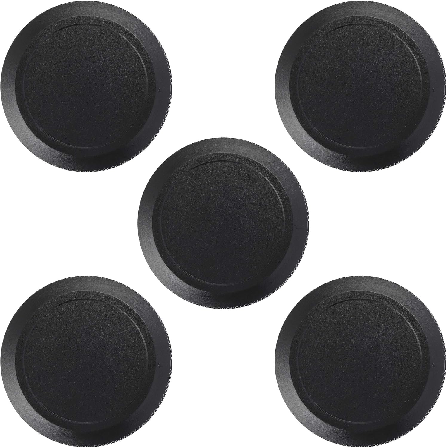 Universal Compatible Cap for Canon EOS EF and RF Mounts (5 Lens Rear Caps)