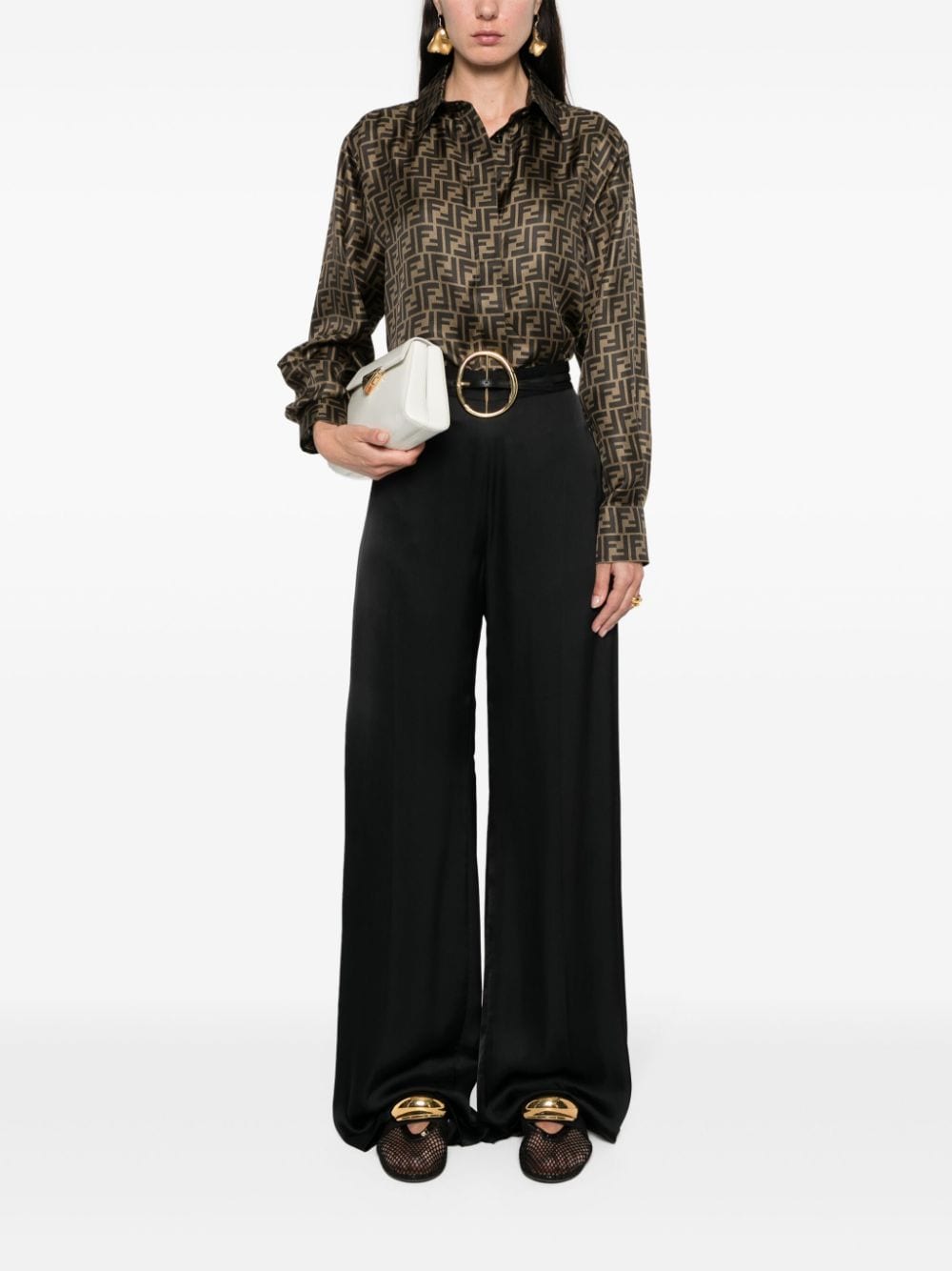 Fendi フェンディFFシルクシャツ - Image 1