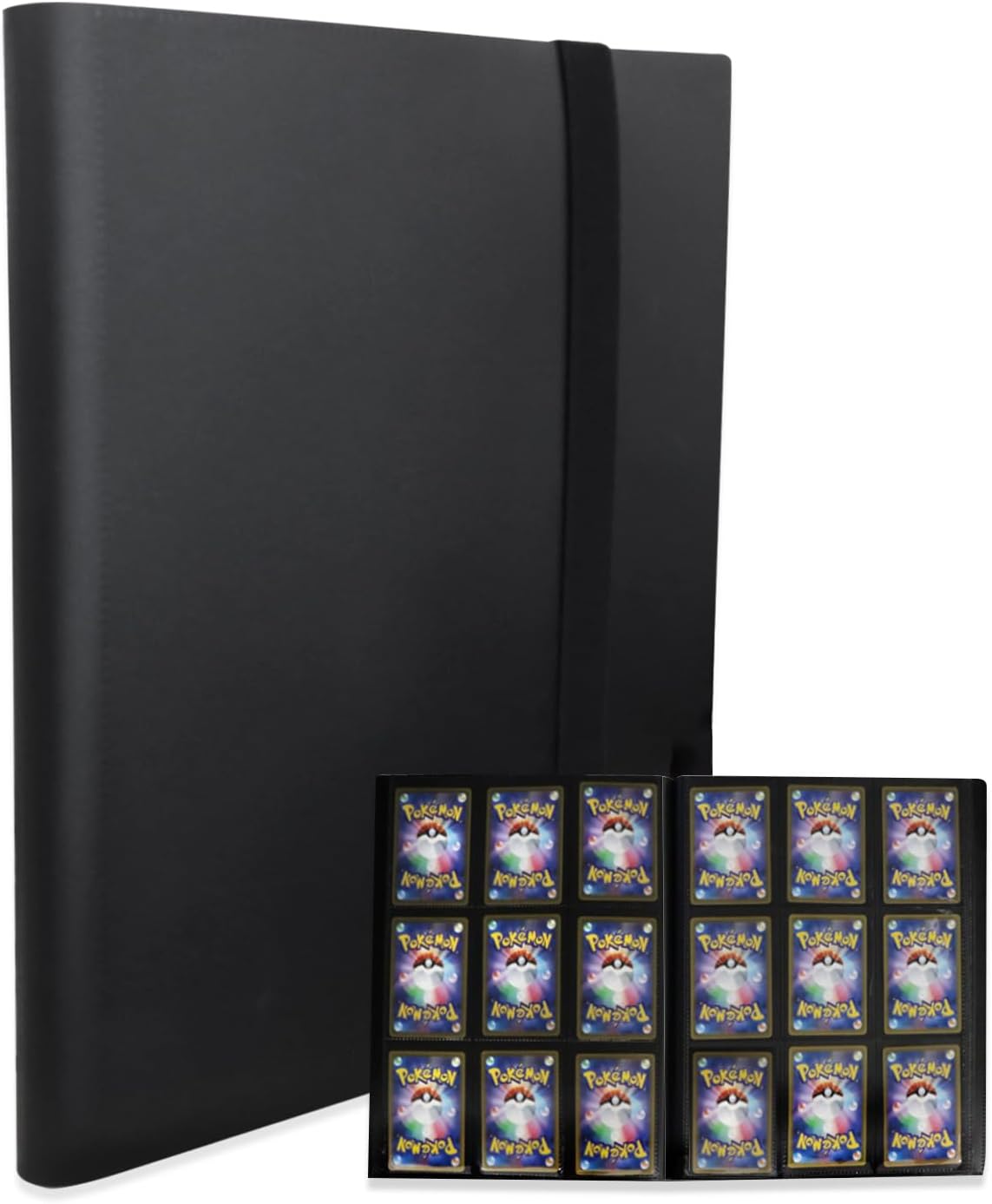 MONO ZACK Card File, Trading Card Binder, Holds 360 Cards, Card Case, File Sleeves, (Black)