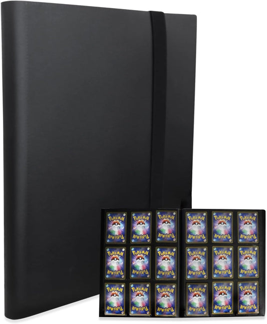 MONO ZACK Card File, Trading Card Binder, Holds 360 Cards, Card Case, File Sleeves, (Black)