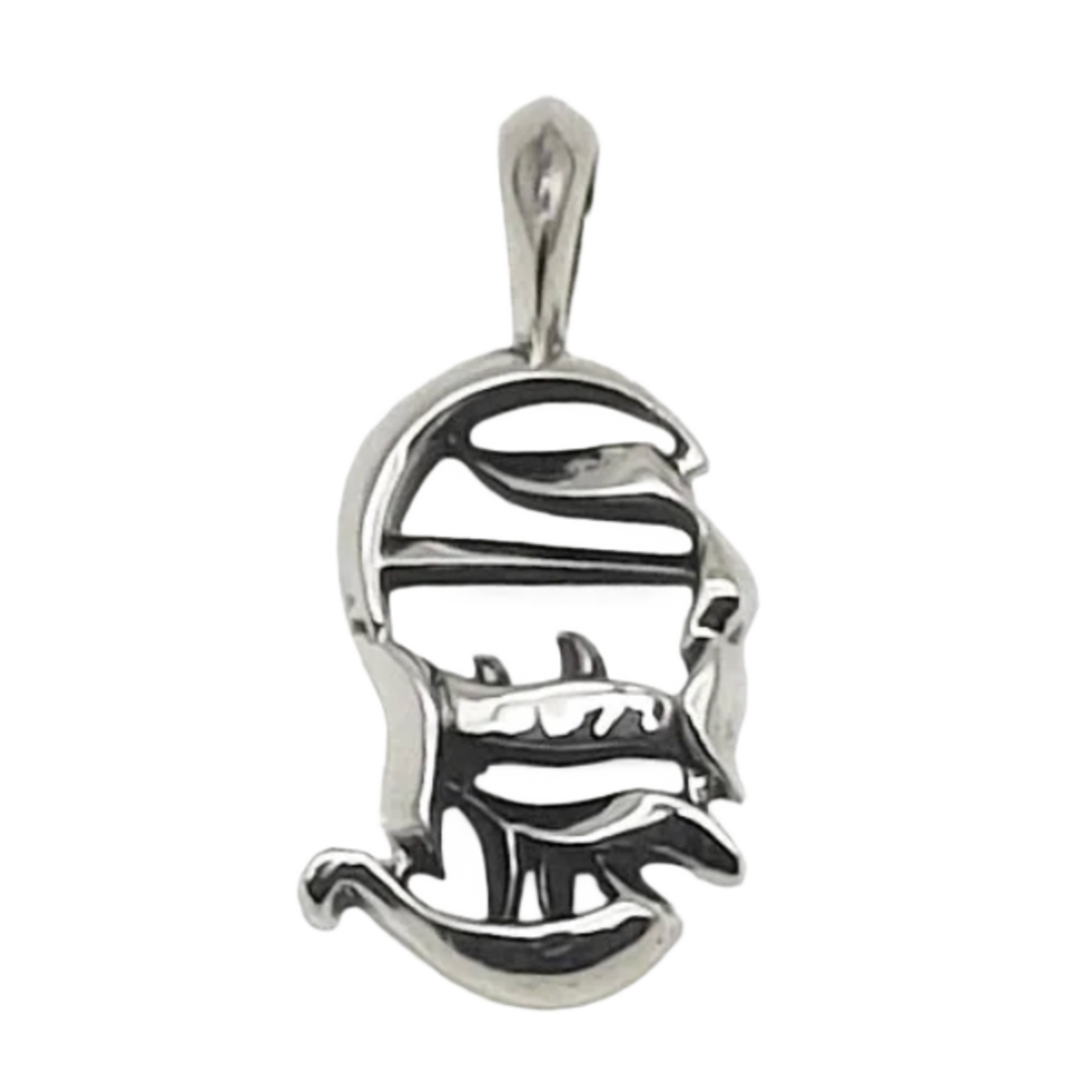 CHROME HEARTS 'CH' SILVER PENDANT