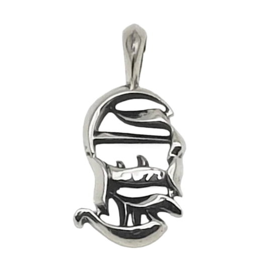 CHROME HEARTS 'CH' SILVER PENDANT