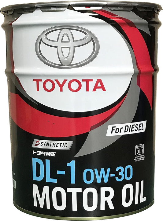 TOYOTA Diesel Engine Oil DL-1 0W30 20L Model Number: 08883-02903