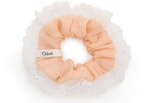 CHLOE Silk and lace scrunchies - Image 1