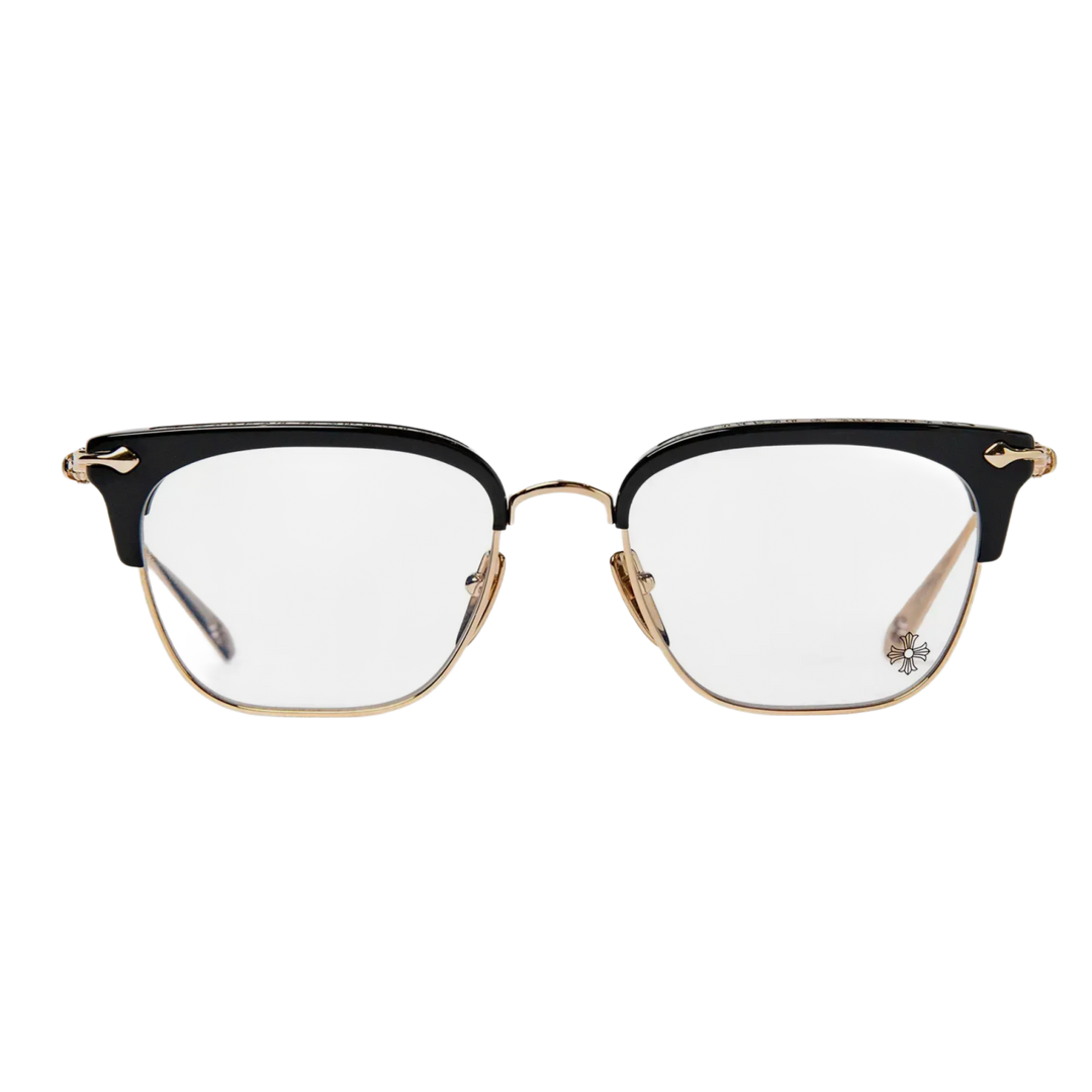 CHROME HEARTS 'SLUNTRADICTION' BLACK/GOLD GLASSES