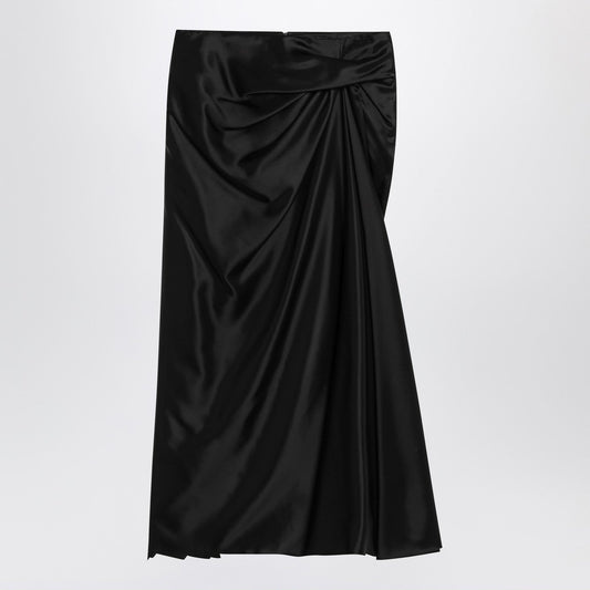 Balenciaga バレンシアガは、カップロツィルで黒いスカートをドレープしました - Image 1