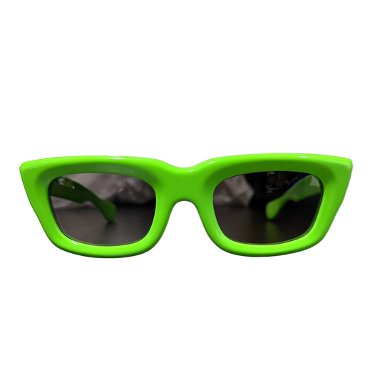 CHROME HEARTS 'STEEZIN' LIME GREEN SUNGLASSES