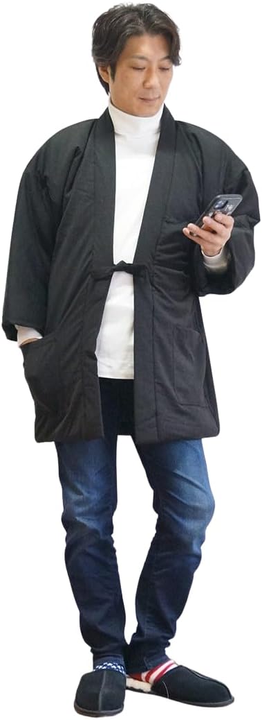 Slub Knit Cotton Filled Hanten M/L/LL