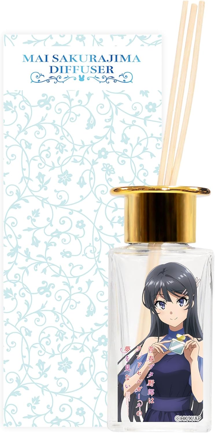 Seishun Buta Yaro wa School Bag Girl No Yume no Yume Diffuser, Mai Sakurajima 3.4 fl oz (100 ml)