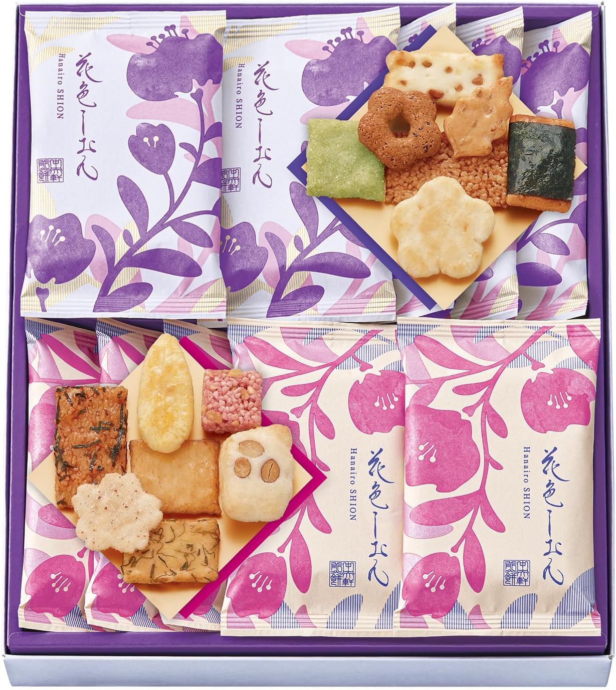 Chuoku Senko Mochi (12 Bags) Assorted Rice Confectionery Senko Sen Bake Gift, Gift, Individually Wrapped, Present, Souvenir, Confectionery Folded, Present, New Year's Day