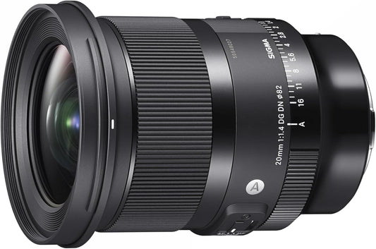 Sigma Sony E-Mount Lens 20mm F1.4 DG DN Single Focus Wide Angle Full Size for Art Mirrorless
