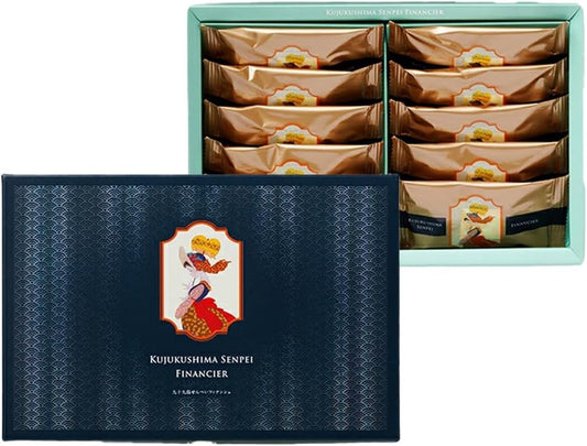[Nagasaki Exclusive] Kutokyushima Senpei Finanche, Pack of 10, Nagasaki Minika Souvenir Gift, Local