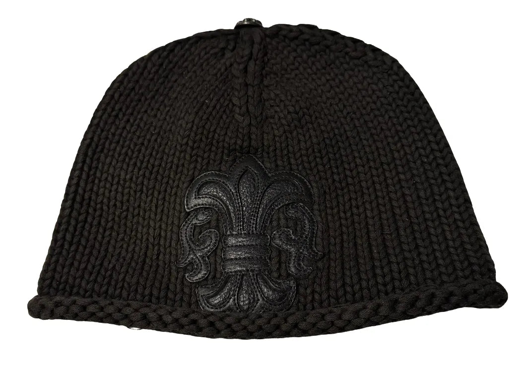 CHROME HEARTS VINTAGE 'FLEUR-DE-LIS' PATCH BEANIE
