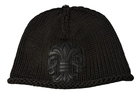 CHROME HEARTS VINTAGE 'FLEUR-DE-LIS' PATCH BEANIE