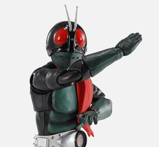 S.H. Figuarts Kamen Rider No. 1 (Sakurashima Version) Sakurajima Ver., Showa Rider Edition, Total Height Approx. 5.7 inches (145 mm), PVC & ABS & Cloth Complete Figure