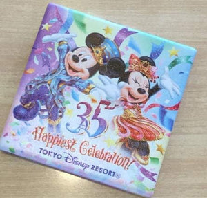 Tokyo Disneyland 35th Anniversary Disney Hotel Limited Hand Mirror Compact Mirror