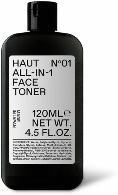 HAUT All-in-One Face Toner, Lotion, Men's, Skincare (Lotion, Milky Lotion, Beauty Essence, Moisturizing), 4.2 fl oz (120 ml), Hyaluronic Acid, Ceramide, Tetsukusa Extract